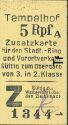 Historische Fahrkarte - Alter Fahrschein - S-Bahn-Karte - Berlin