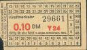Historischer Fahrschein Berlin - DDR Kraftverkehr