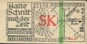Historische Fahrkarte - Energie- und Verkehrs-Aktiengesellschaft Westsachsen