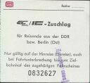 EC/IC Zuschlag für Reisende aus der DDR bzw. Berlin (Ost)
