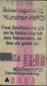 Schnellzugzuschlag München 1958