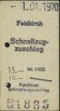 Schnellzugzuschlag Feldkirch 1970