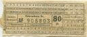 Deutsche Bundespost - Fahrschein 80Pf. 1958