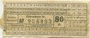 Deutsche Bundespost - Fahrschein 80Pf. 1958