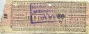 Deutsche Bundespost - Fahrschein 60Pf. 1953