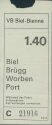Biel V. B. Biel-Bienne - Fahrschein Fr. 1.40