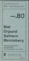 Biel Autobusbetrieb Biel-Meinisberg AG - Fahrschein Fr. -.80