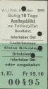 Ausflugsbillet zu Ferienbillet Rundfahrt - W.l./Cook Interlaken 1. Klasse Fr. 15.10