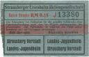Strausberger Eisenbahn Aktiengesellschaft - Fahrschein