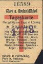 Historische Fahrkarte - Stern und Kreisschifffahrt - Tageskarte an Sonntagen
