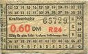 DDR Kraftverkehr - Fahrschein 0.60DM