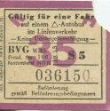 BVG - Berlin Potsdamer Str. 188 - Fahrschein 1953