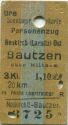 Sonntagsrückfahrkarte - Personenzug Neukirch (Lausitz)