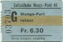 Luftseilbahn Wangs-Pizol - Wangs-Furt retour