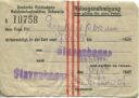 Reisegenehmigung September 1947 von Stavenhagen nach Berlin