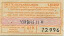 BVG Berlin Potsdamer Str. 188 - Umsteigefahrschein 1979