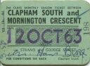 London Transport Railways ticket
