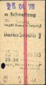 Leipzig-Borna nach Berlin Stadtbahn - Schnellzug - Fahrkarte