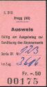 Fahrkarte - Brugg (AG) - Ausweis Gültig am Ausgabetag
