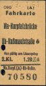Fahrkarte - OEG Oberrheinische Eisenbahn-Gesellschaft 