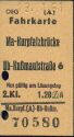 Fahrkarte - OEG Oberrheinische Eisenbahn-Gesellschaft