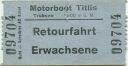 Motorboot Titlis - Trübsee - Fahrkarte Retourfahrt