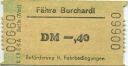 Fähre Burchardi Berlin - Fahrkarte
