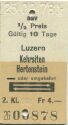 Schifffahrtsgesellschaft des Vierwaldstättersees (SGV) - Luzern - Kehrsiten - Hertenstein oder umgekehrt - Fahrkarte
