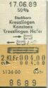Steckborn - Kreuzlingen - Konstanz - Kreuzlingen Hafen und zurück - Fahrkarte