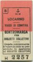 NLM Locarno - Contromarca per Biglietti collettivi - Fahrkarte