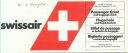 Alter Fahrschein - Flugticket - Swissair
