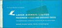 Alter Fahrschein - Flugticket - Laker Airways Limited