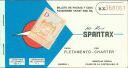 Alter Fahrschein - Flugticket - Spantax 1969