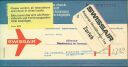 Alter Fahrschein - Flugticket - Swissair 1968