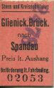 Berlin - Stern und Kreisschiffahrt - Fahrkarte