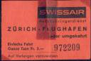 Swissair - Autozubringerdienst Zürich Flughafen