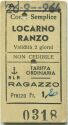 NLM - Locarno Ranzo - Fahrkarte
