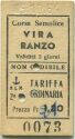 NLM Vira Ranzo - Fahrkarte