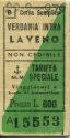 N.L.M. Navigazione Lago Maggiore - Laveno - Tariffa speciale - Fahrkarte