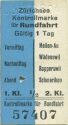 Zürichsee - Kontrollmarke für Rundfahrt - Fahrkarte