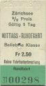 Zürichsee - Mittags-Rundfahrt - Fahrkarte