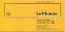 Flugschein - Lufthansa 1973 - Zürich Hannover Zürich