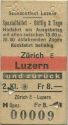 Seenachtfest Luzern - Zürich Luzern und zurück - Fahrkarte