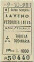 Fahrkarte - NLM Navigazione Lago Maggiore
