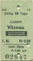 SGV Luzern Vitznau und zurück - Fahrkarte