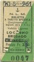 N.L.M. Locarno Brissago - Biglietto