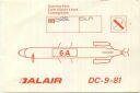 Boarding Pass - Balair DC-9-81