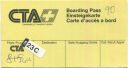CTA Compagnie de transport aérien - Boarding Pass