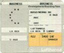 Lufthansa - Boarding Pass
