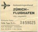Swissair - Autozubringerdienst Z&uuml;rich - Flughafen
